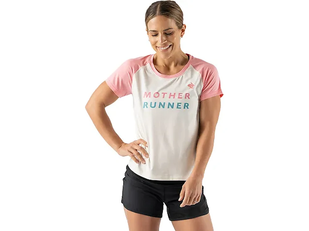 Women's | rabbit EZ Tee Cropped - Mother Runner 2024