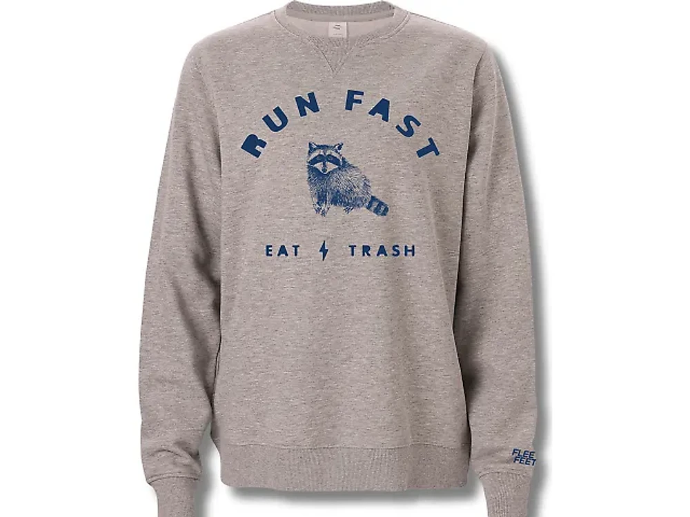 Fleet Feet Run Fast Eat Trash Sweatshirt