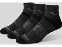 Saucony Inferno Merino Wool Blend Quarter 3 Pack Socks