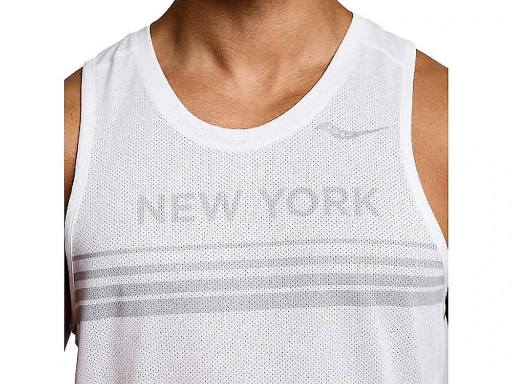 Men's | Saucony Stopwatch Singlet - NYC Marathon 2023