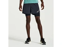 Mens's | Saucony Pinnacle 5" 2-in-1 Shorts