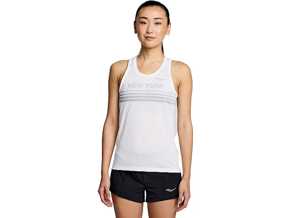 Women's | Saucony Stopwatch Singlet - NYC Marathon 2023