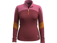 Women's | Smartwool Classic Merino Base Layer Colorblock 1/4 Zip