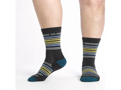 Men's | Wide Open Multi Stripe Cushioned Micro Crew Sock