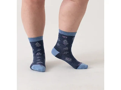 Women's | Wide Open Foliage Lightweight Micro Crew Sock