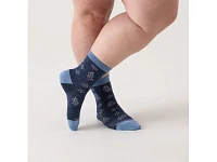 Women's | Wide Open Foliage Lightweight Micro Crew Sock