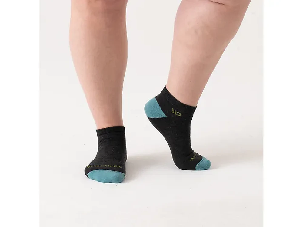 Women's | Wide Open Solid Cushioned No Show Sock