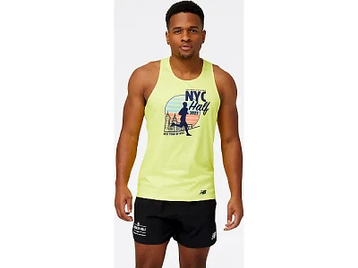 Men's | New Balance Printed Run Singlet - United Airlines NYC Half