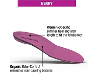 Superfeet All-Purpose Women's High Impact Support (Berry)