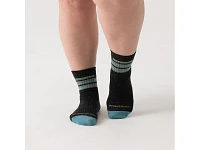 Women's | Wide Open Multi Stripe Cushioned Micro Crew Sock