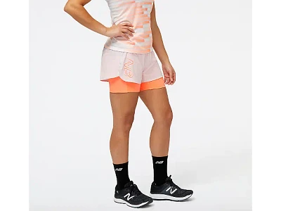 Women's | New Balance Printed Impact Run 2 in1 Short - United Airlines NYC Half