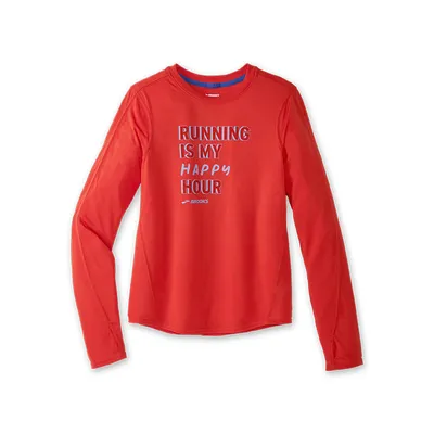 Women's Distance Long Sleeve Running Shirt | Brooks Running