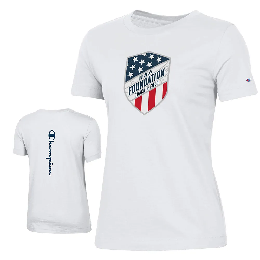 Women's | Champion USA Track & Field Foundation University Tee