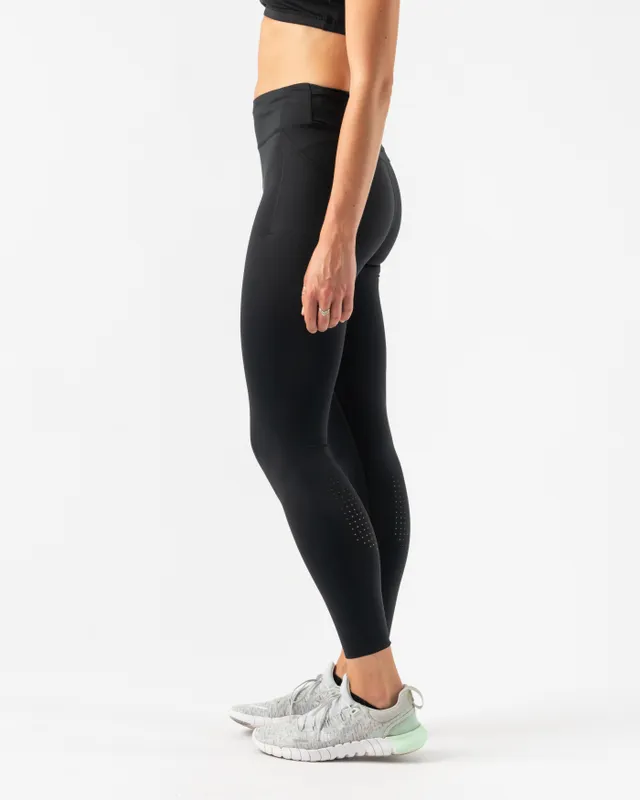 Fabletics High-Waisted Essential Cold Weather Legging Womens Trail Dust  Size XXS