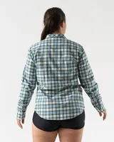 Workout Tops Long Sleeve - High Country LS Flannel - rabbit