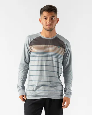 Men's | rabbit Striped EZ Tee Long Sleeve