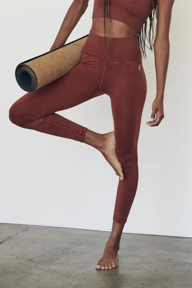 Everyday Leggings: FP Movement High-Rise 7/8 Length Good Karma Leggings, Free People Has Some of the Cutest Workout Clothes on the Market
