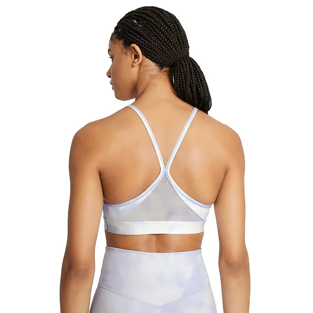 Nike Women's, Nike Dri-FIT Indy Icon Clash Light Supported Padded Strappy  Sports Bra