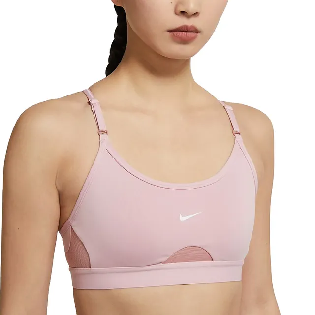 Nike Dri-FIT Indy Big Kids' (Girls') Sports Bra in Pink - ShopStyle