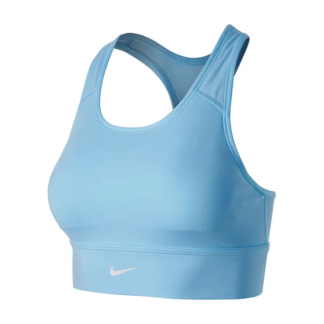 Nike Women's Sports Bra 100% Nylon Blend Training AJ4047 Blue