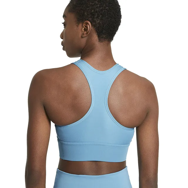 Nike Dri-FIT Swoosh Phoenix Bra In Sky Blue [DV9994-423