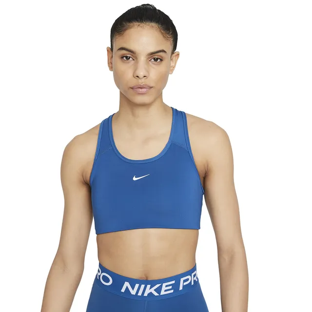 Nike Blue Swoosh Long Line Sports Bra – BlackSkinny