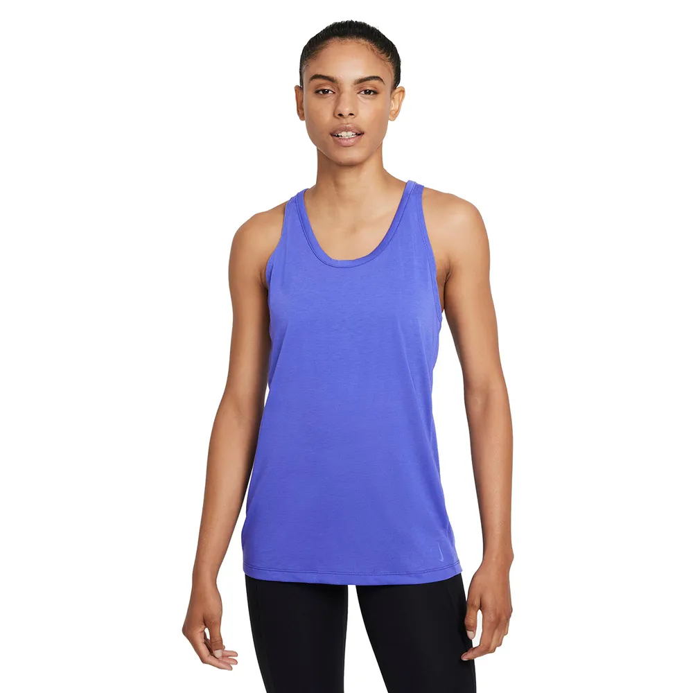 Nike Womens Yoga Mesh Twist-Racerback Tank Top