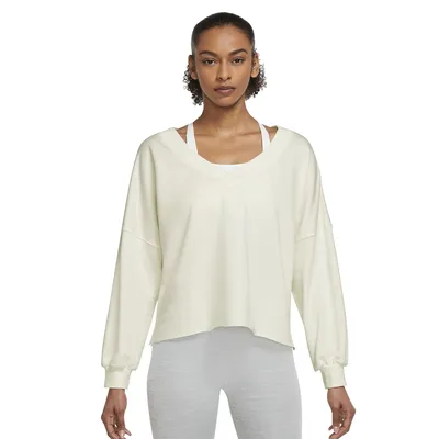 Women's | Nike Yoga Luxe Fleece V-Neck