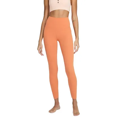 Nike Yoga Luxe Layered 7/8 Tight - Rugged-Orange-Light-Sienna