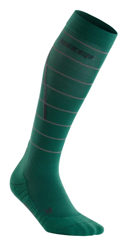 CEP Green Reflective Compression Socks - Compression Stockings