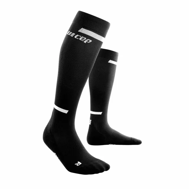 CEP - Men's THE RUN COMPRESSION SOCKS MID CUT, ankle compression socks for  running, stabilizing ankle socks, Black