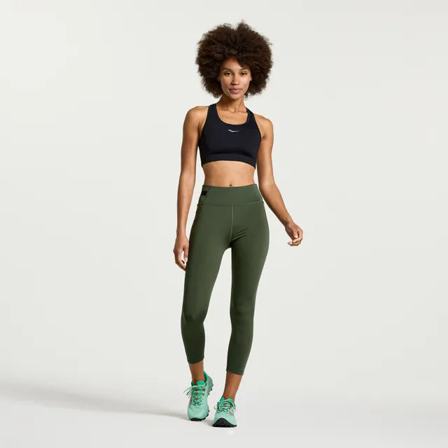 Women's | Saucony Fortify Crop Tight - Fleet Feet Exclusive