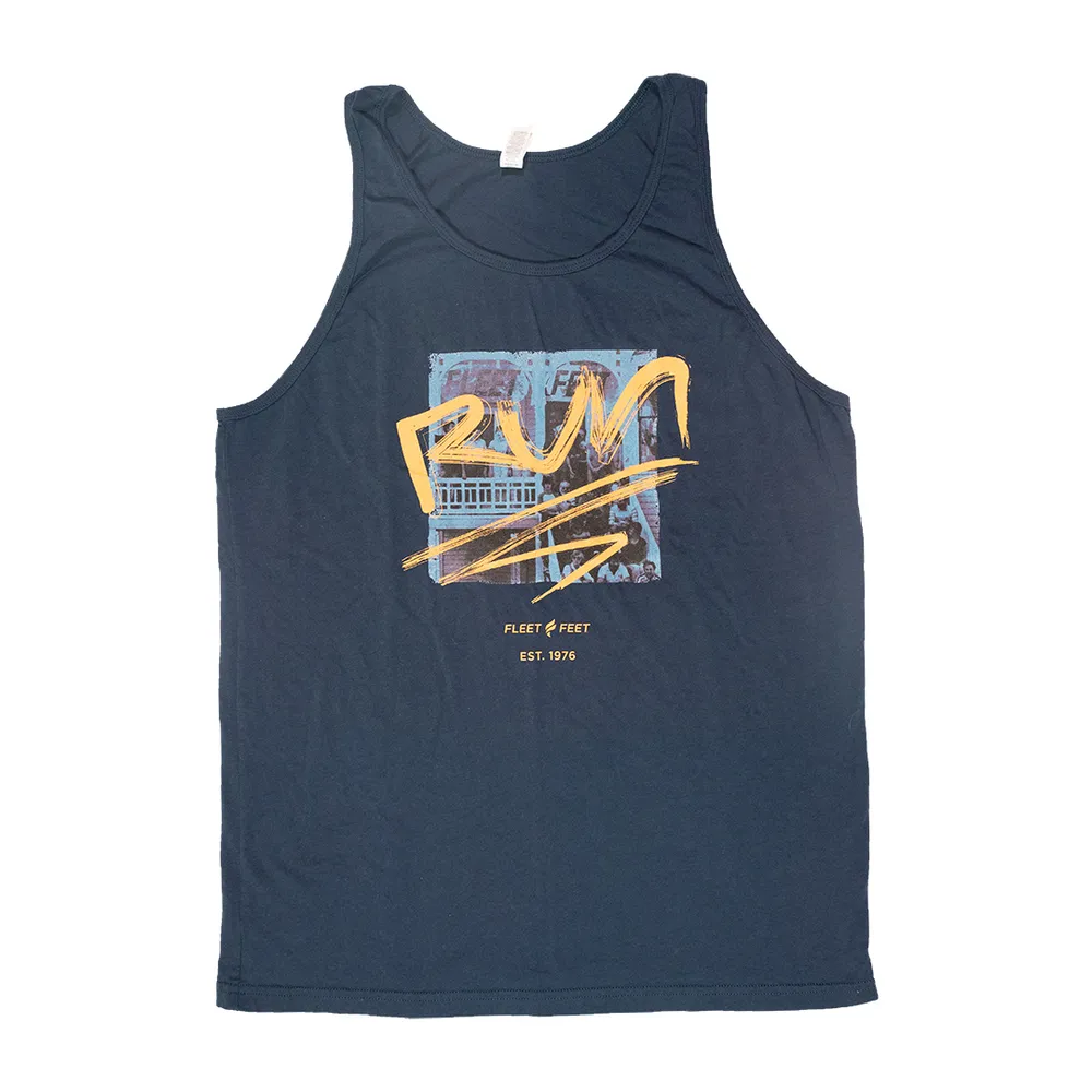 Men's | Fleet Feet 'Run' Jersey Tank - Heritage Collection