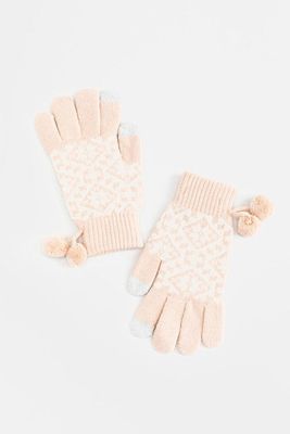 Lea Printed Tech Gloves