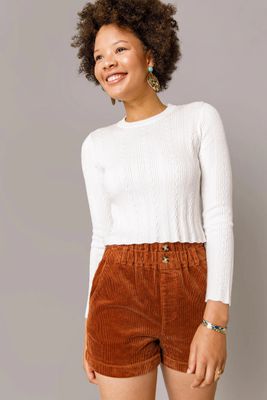 Jordie Cable Knit Pullover Sweater