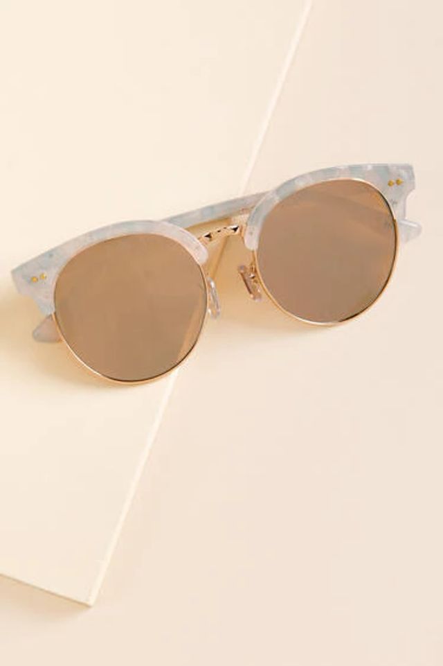 Francesca's Quary Marble Sunglasses