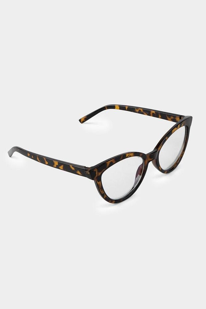 Ellen Cateye Gold Metal Frame Glasses