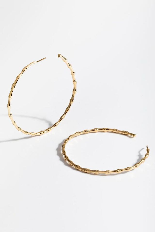 Small Gold Hoop Earrings - Tia Mini