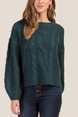 Jackie Cable Knit Sweater