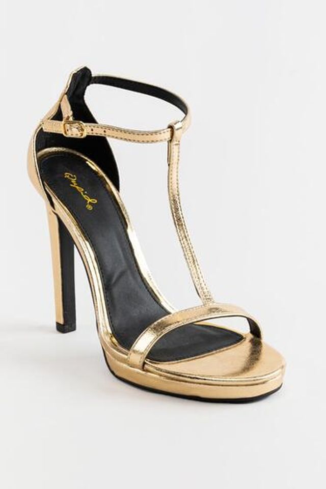 Qupid Lake Strappy Heels