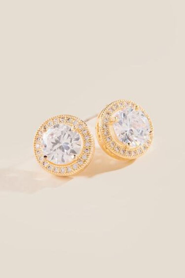 Francesca's Sonia Crystal Stud Earring