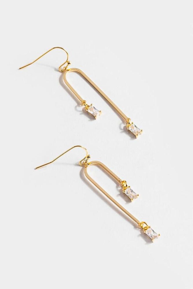 Veronica Hoop Earrings in Gold