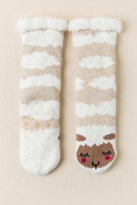 Lamb Cozy Warmer Socks