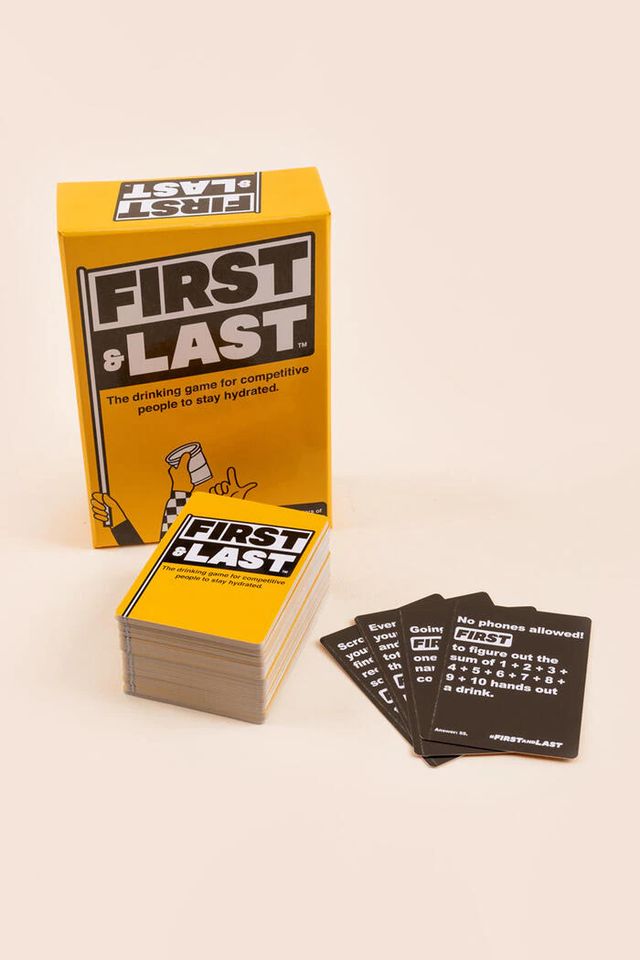 First & Last - Competitive Drinking Game