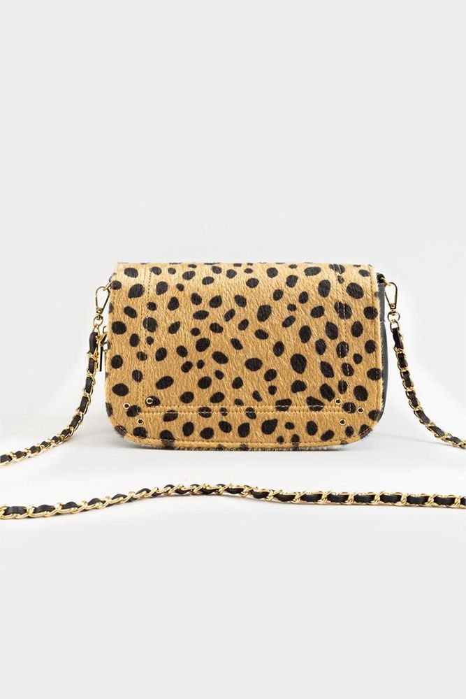 About Town Leopard Crossbody Tote