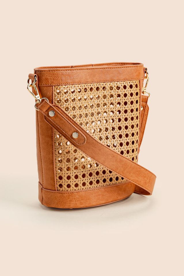 Maribel Mesh Bucket Crossbody