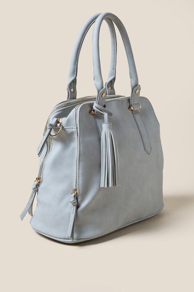 Francesca's Jessie Double Zip Tote