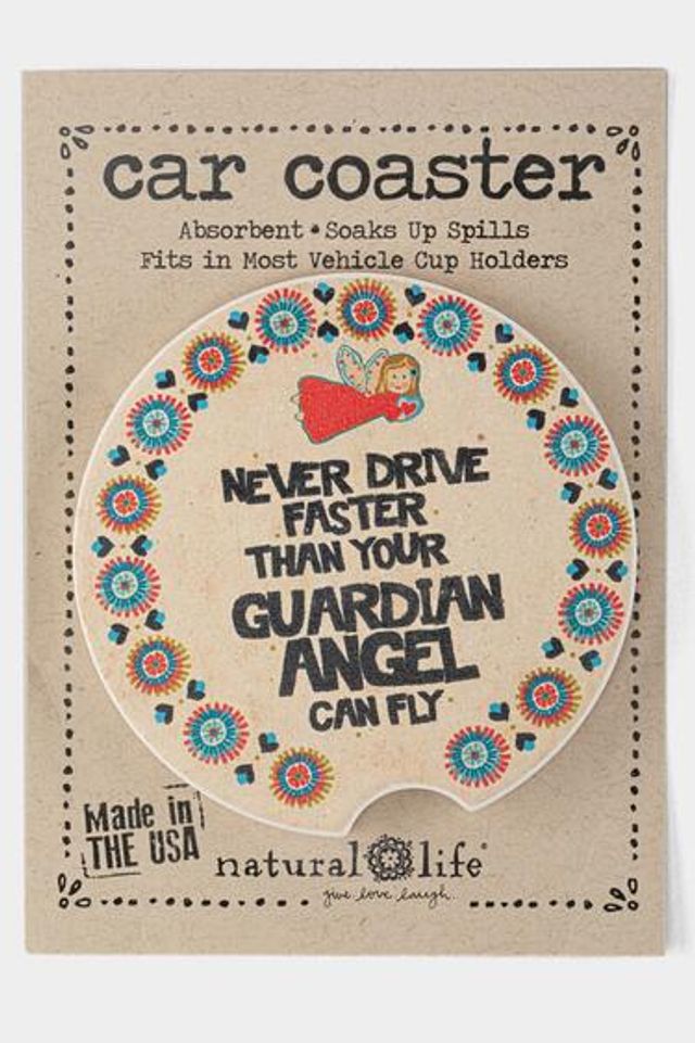 Natural Life Car Coaster Set