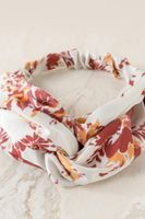 Iliza Floral Headwrap in Ivory
