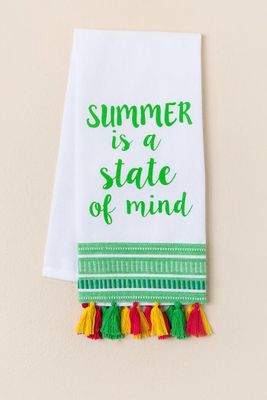 Summer Is A State of Mind Tea Towel